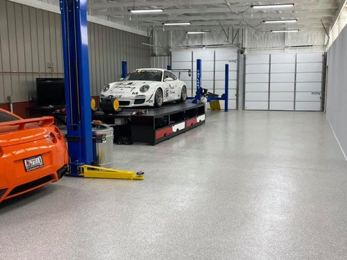 Shop concrete coating